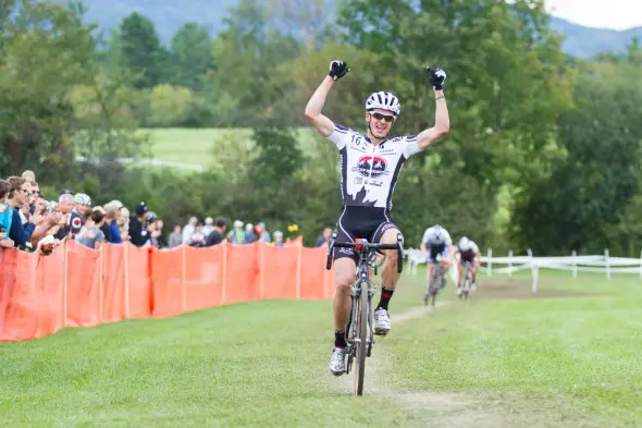 Raphael Gagne takes the win at Green Mountain Day 2. © Todd Prekaski