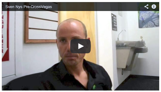 Sven Nys, Cyclocross World Champion, talks with Cyclocross Magazine in Las Vegas