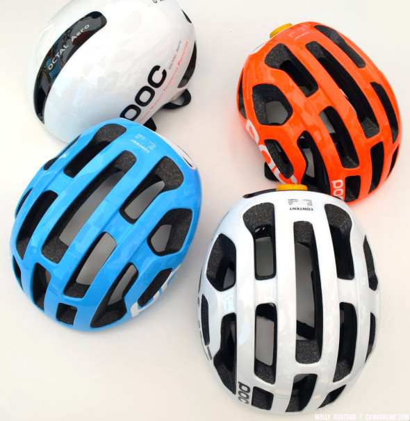 A look at the new, colorful Octal helmets from Poc. © Cyclocross Magazine