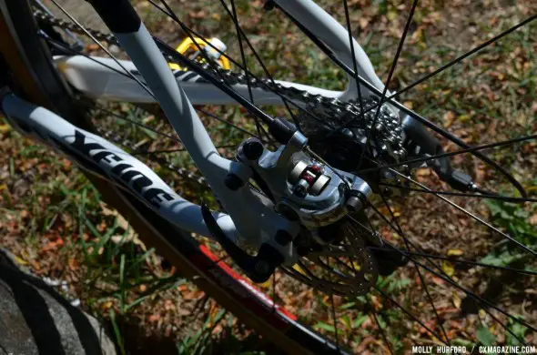 Myerson has finally opted to go for disc brakes this season. © Cyclocross Magazine