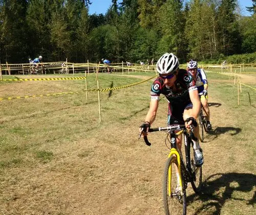 Russ Stevenson heading to the win at the first MFG race of the season. © Robert Grunau