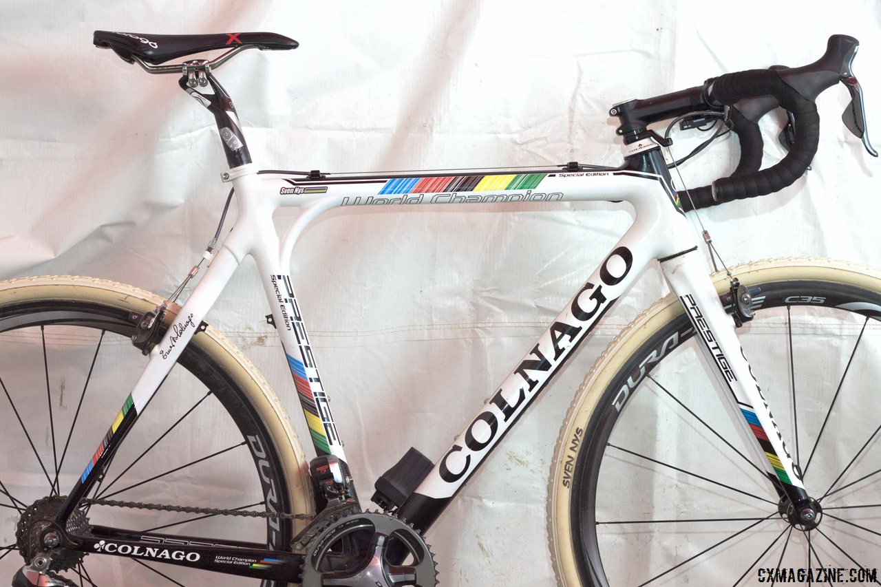 Sven Nys' Cross Vegas-winning Colnago Prestige cyclocross bike, Cross Vegas 2013. © Cyclocross Magazine