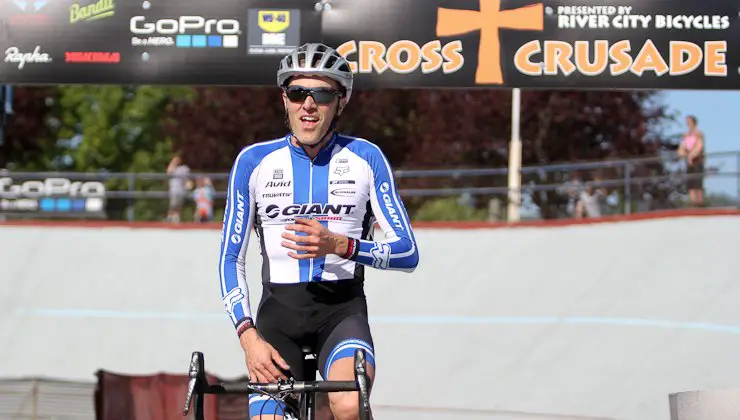 Decker takes the men's win at Alpenrose.