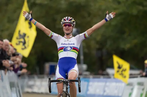 Vos takes first World Cup win at Valkenburg - 20th October 2013 © Thomas Van Bracht