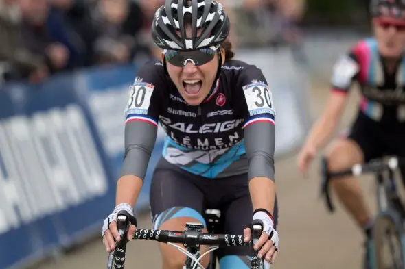 Mani was psyched with her result at the World Cup Valkenburg.  Thomas van Bracht