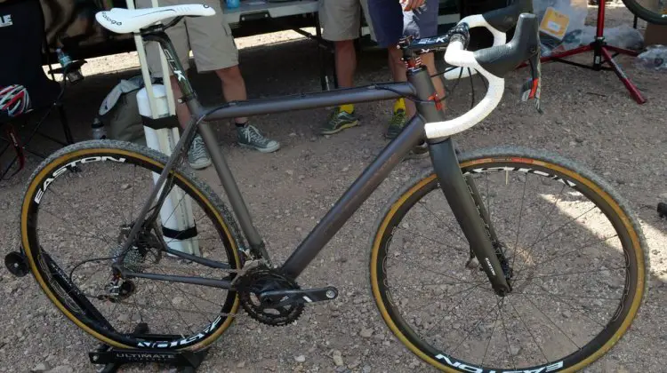 A look at the newest Van Dessel, the Aloominator. © Cyclocross Magazine