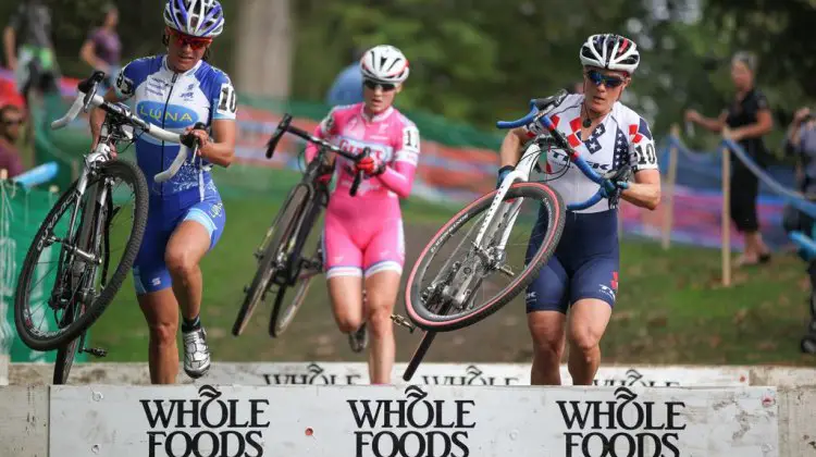 The eventual podium: Nash, Anderson and Compton. © Meg McMahon