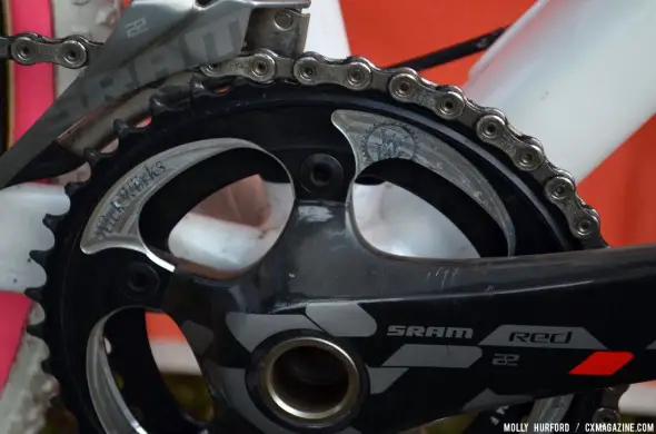 New WickWerks 42t SRAM Exogram-compatible chainrings. © Cyclocross Magazine
