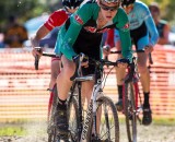 Haley leading in an OVCX race in October. © Kent Baumgardt