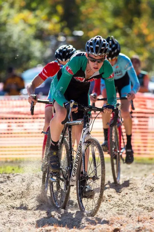 Francisco McShane and Petrov chase Haley. © Kent Baumgardt