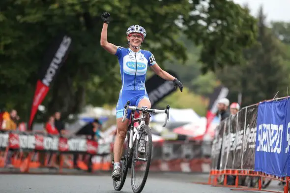 Nash doubled up at Providence Cyclocross Festival. © Meg McMahon