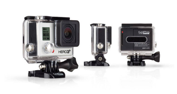 GoPro Hero 3+ camera launched. Lighter, smaller, faster, and longer battery life.