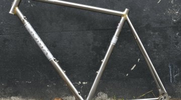 Frameset only. Components and rust are not included. Soma Fab's stainless steel Triple Cross disc brake cyclocross bike. © Cyclocross Magazine