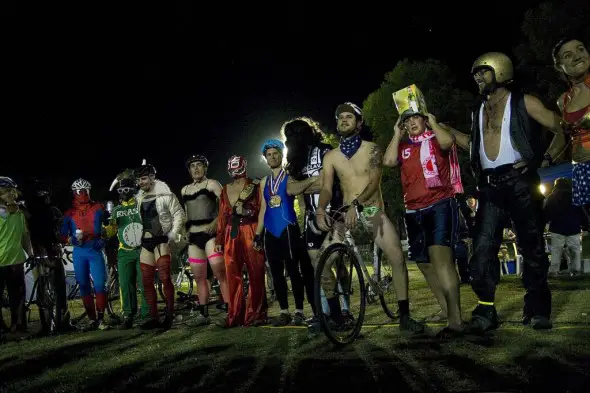 SoCal's Spooky Cyclocross draws out superheroes of cyclocross. © Eric Colton