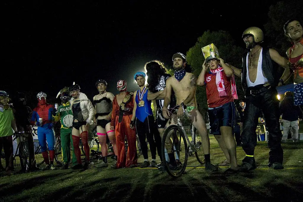 SoCal's Spooky Cyclocross draws out super heros. © Eric Colton