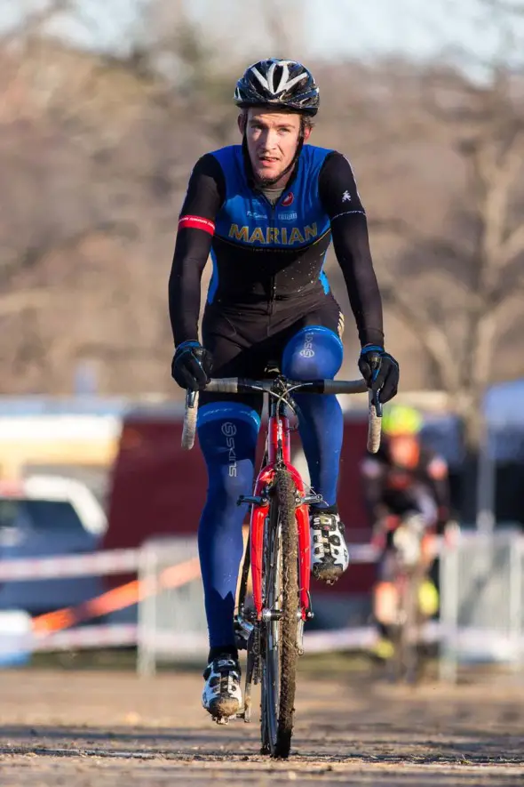 Andrew Dillman finishing in first place. © Kent Baumgardt