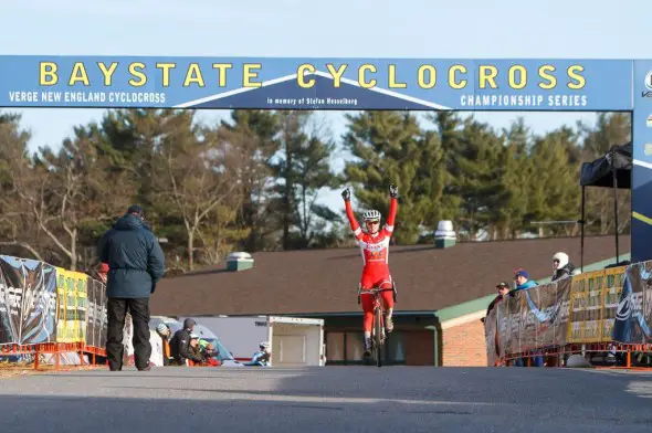Elle Anderson taking the win at Baystate on Day 1. © Todd Prekaski