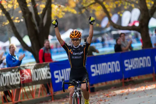 Calm and steady was how Anthony rode her race today. © Todd Prekaski