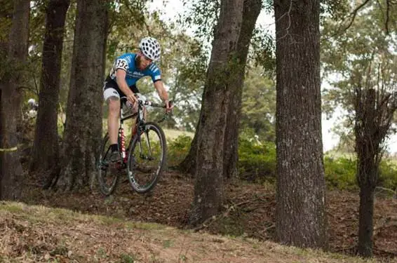 A roller located at the bottom of a descent was a prime spot to show off some big-air skills. © Christine Moser