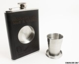 This cyclocross flask comes with its own integrated shot glass. © Cyclocross Magazine