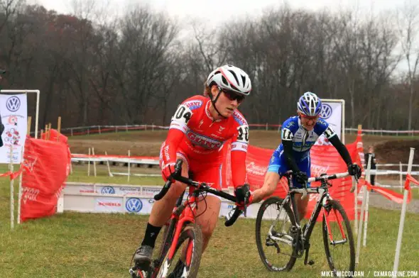 Anderson and Nash  on Day 2 of Jingle Cross Rock. © Michael McColgan