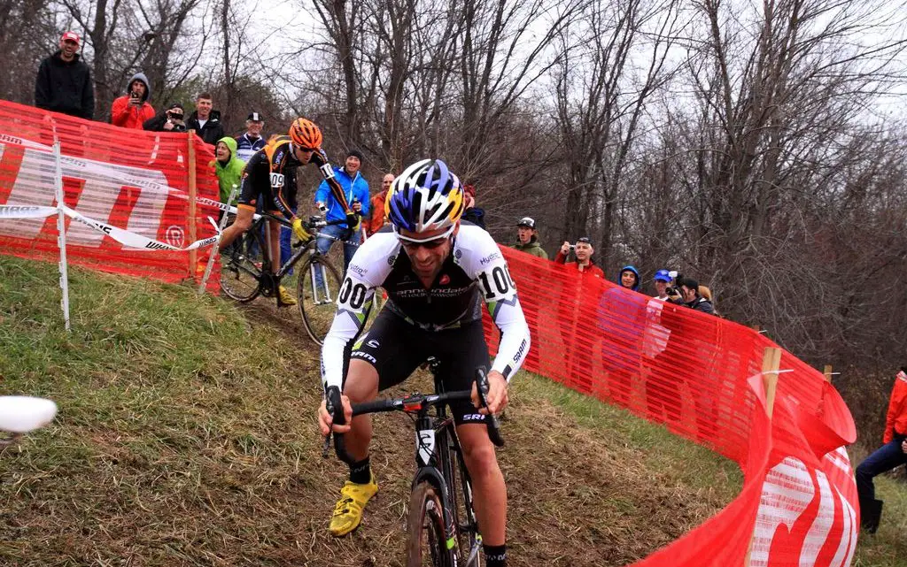 Tim Johnson on Day 2 of Jingle Cross Rock. © Michael McColgan