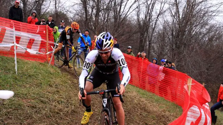 Tim Johnson on Day 2 of Jingle Cross Rock. © Michael McColgan