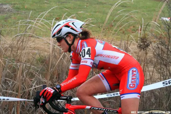 Anderson with game face on  on the last day of Jingle Cross Rock 2013. © Mike McColgan