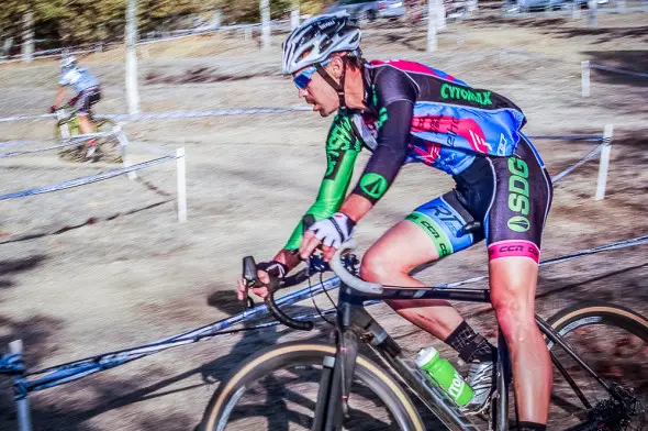 Dave Sheek made it a one, two punch for Team SDG/Felt/IRT at SLO Cross. © Kenneth Hill