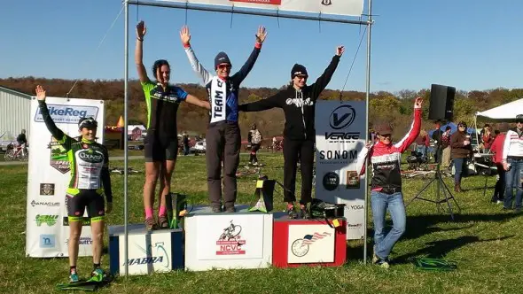 The Women's Elite Podium. © Chris Scott