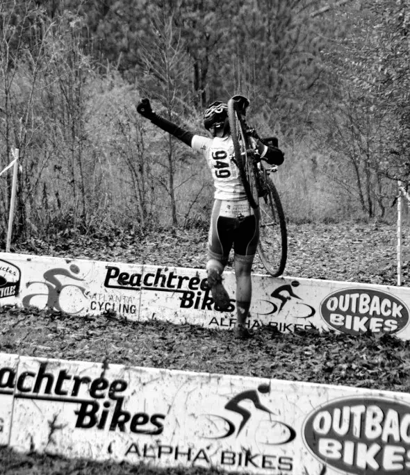 Salma Hugue (Junior Flyers) does the "Breakfast Club" over the barriers on her way to 2nd place. Also, she is way too young to get that reference. © Trish Albert