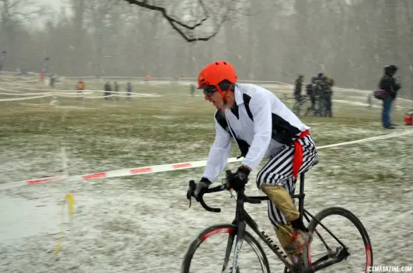 Adam Craig, calm in the lead, at SSCXWC 2013. © Cyclocross Magazine