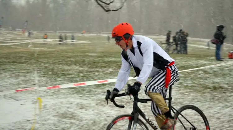 Adam Craig, calm in the lead, at SSCXWC 2013. © Cyclocross Magazine