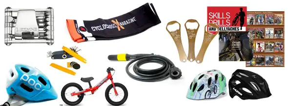 Gift ideas for the last-minute shopper for cyclocrossers and cyclists.