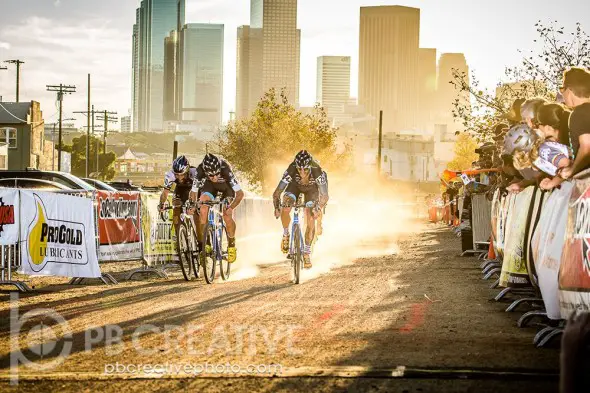 Berden in the lead at Sunday's LACX race. © Phil Beckman/PB Creative