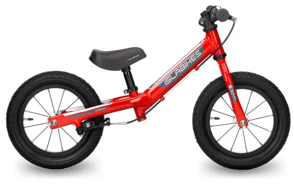 Islabikes' Rothan balance bike, with Presta Valves and a mini V-brake. 