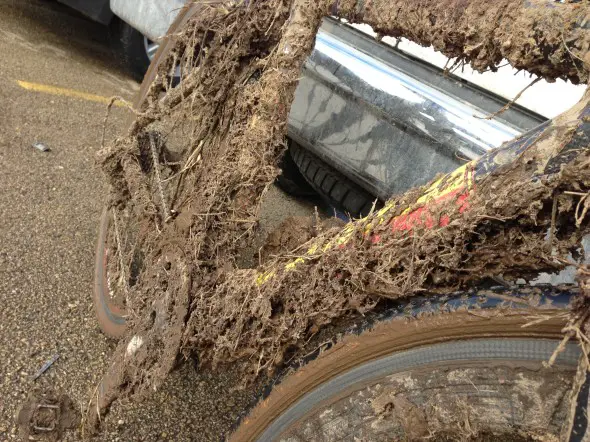 Jared Nieters from Haymarket with his "Chewbacca Bike" post-race