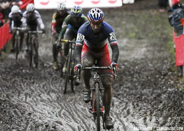 French National Champion Mourey took a commanding win in front of all the favorites in Namur. © Cyclocross Magazine