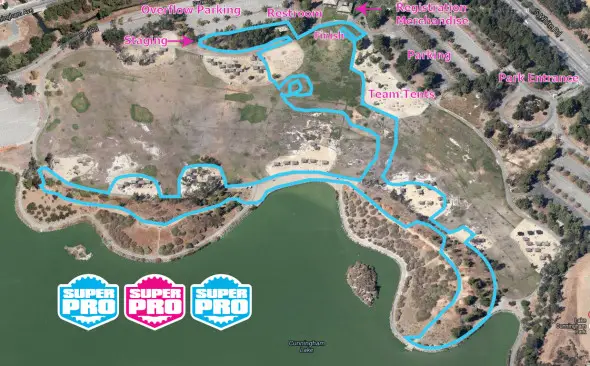 The tentative 2013 San Jose Supcat course, with some Cyclocross Magazine inluence