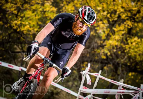 Fear the beard: Brandon Gritters captured eight wins in ten appearances to lock up his second consecutive SoCalCross title at Santa ’Cross. © Philip Beckman/ PB Creative