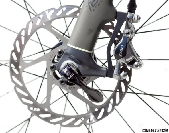 SRAM RED 22 and S-700 hydraulic disc brake and rim brake recall. © Cyclocross Magazine