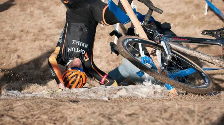 Was this you at Nationals? Jeremy Durrin takes a dive. © Steve Anderson