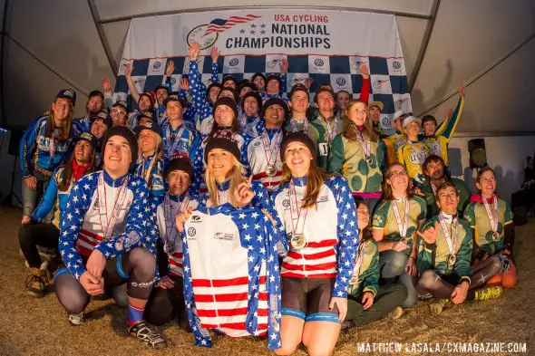 Collegiate omnium podium. © Matt Lasala