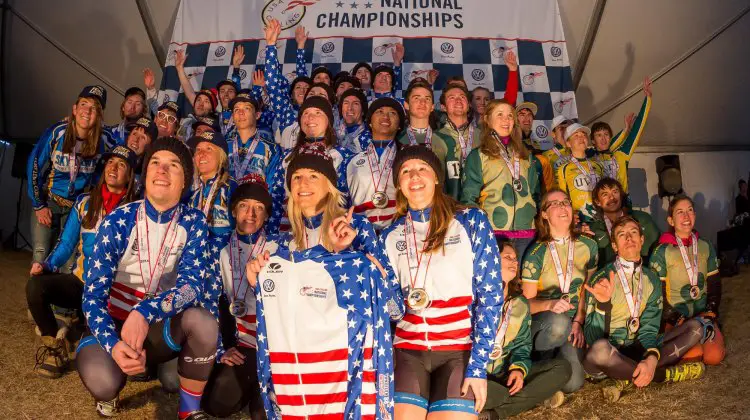 Collegiate omnium podium. © Matt Lasala