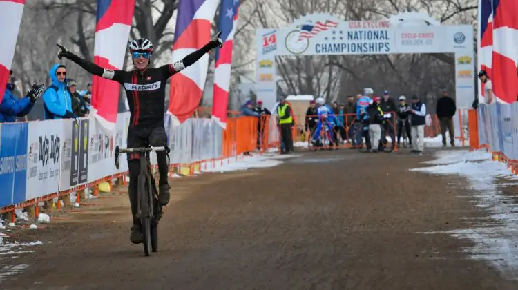 Tim Allen dominates the 2014 Singlespeed National Championship. © Steve Anderson