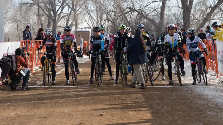 Master Women lining up for the start. ©Brian Nelson