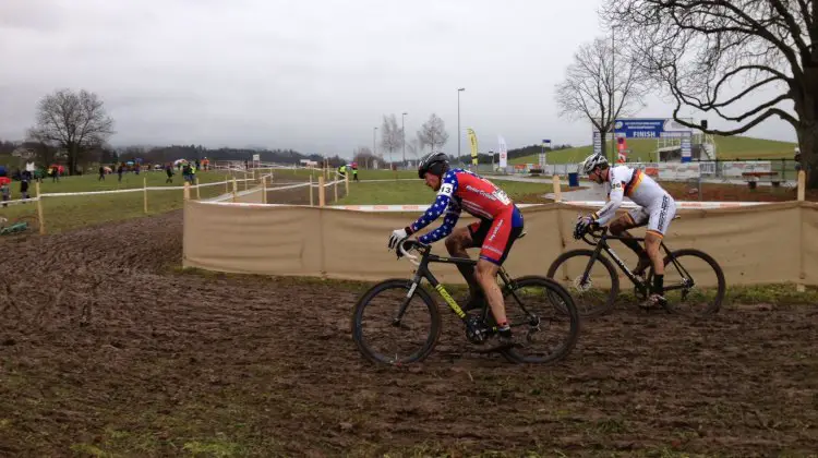 Myrah on his way to the win at Masters Worlds 2014. © Geoff Wilcox