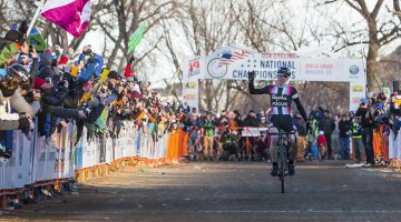 Jeremy Powers wins his second National Championship. © Matthew Lasala