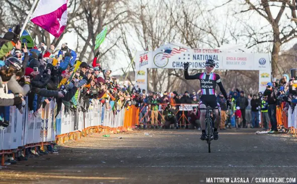 Jeremy Powers wins his second National Championship. © Matthew Lasala