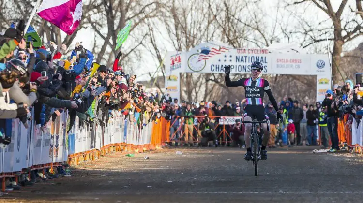 Jeremy Powers wins his second National Championship. © Matthew Lasala